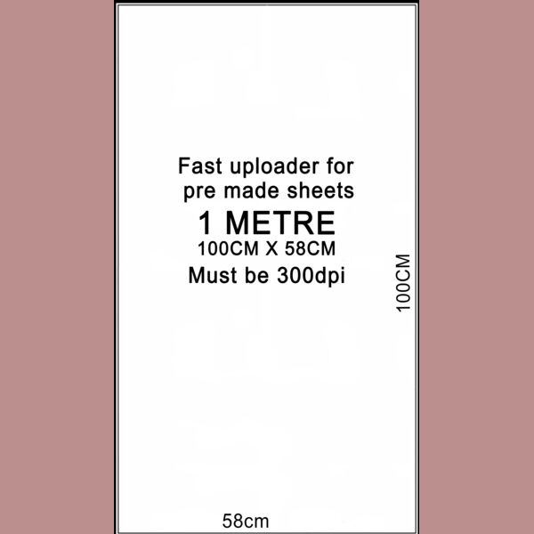 1m ACE Pre-Made DTF Gang Sheet 100cm x 58cm Thumbnail