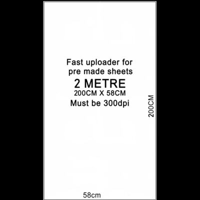 2m ACE Pre-Made DTF Gang Sheet 200cm x 58cm Thumbnail