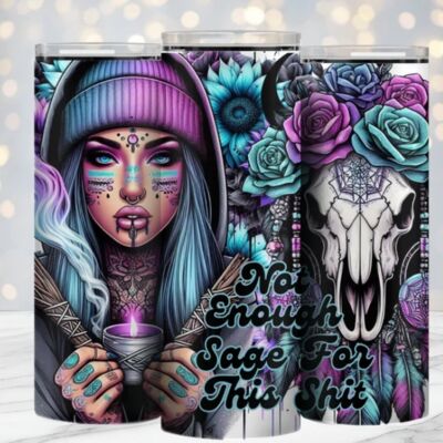 20oz Tumbler Not Enough Sage Thumbnail