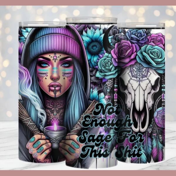 20oz Tumbler Not Enough Sage Thumbnail