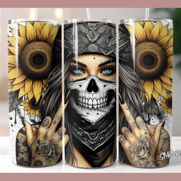 20oz tumbler wrap F you Thumbnail