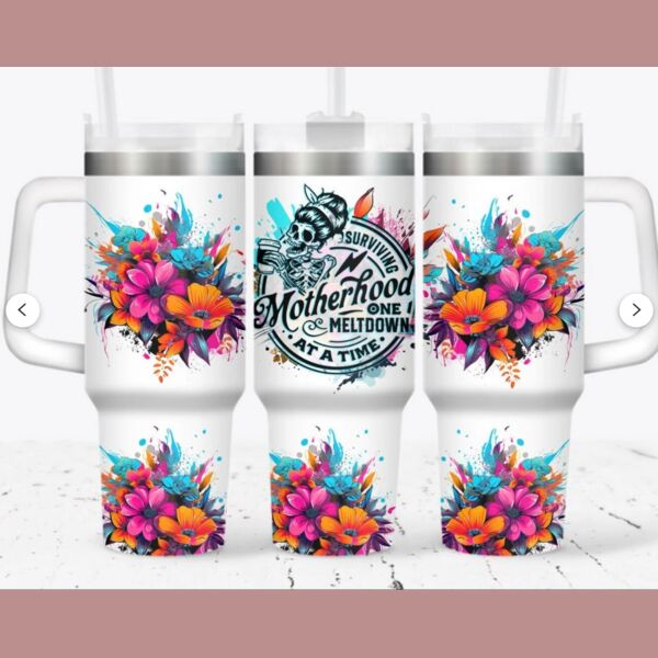 40oz Tumbler Surviving Motherhood Thumbnail