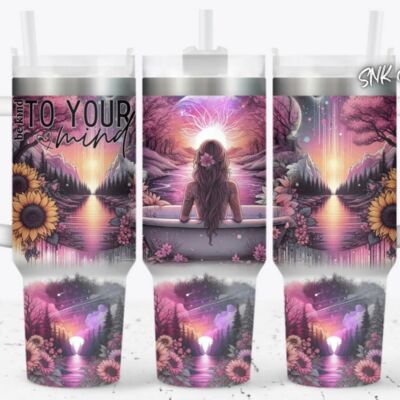 40oz Tumbler Be kind to you rmind Thumbnail