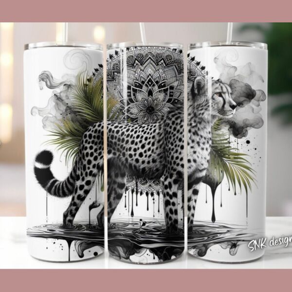 20oz tumbler Cheetah Thumbnail