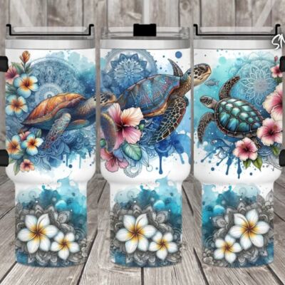 40oz Sea turtle ocean Thumbnail