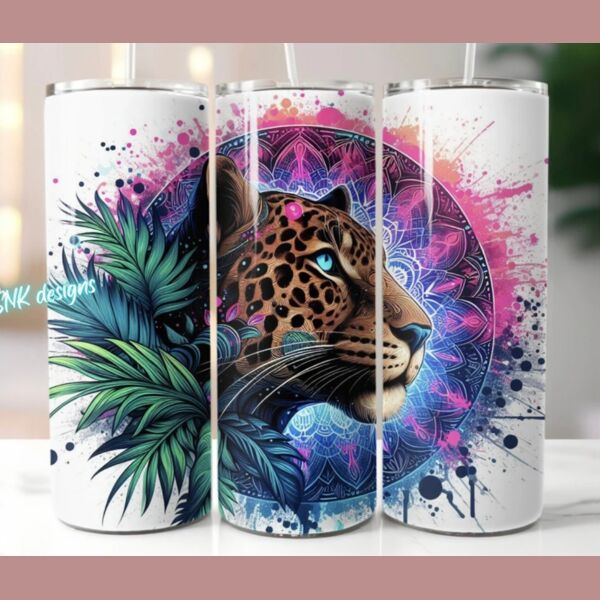 20oz Animal jaguar lion tiger cheetah Thumbnail