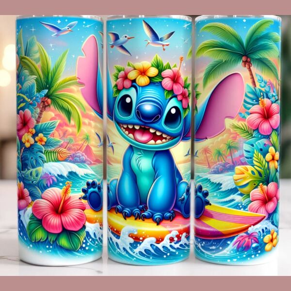 20oz Tumbler Stitch Summer  Thumbnail