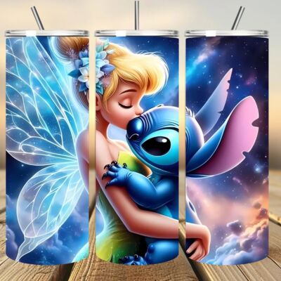 20oz Tumbler Stitch and Tinkerbell Thumbnail