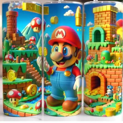 20oz Tumbler Super Mario Thumbnail