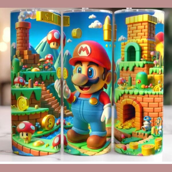 20oz Tumbler Super Mario Thumbnail
