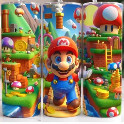 20oz Tumbler Super Mario Thumbnail