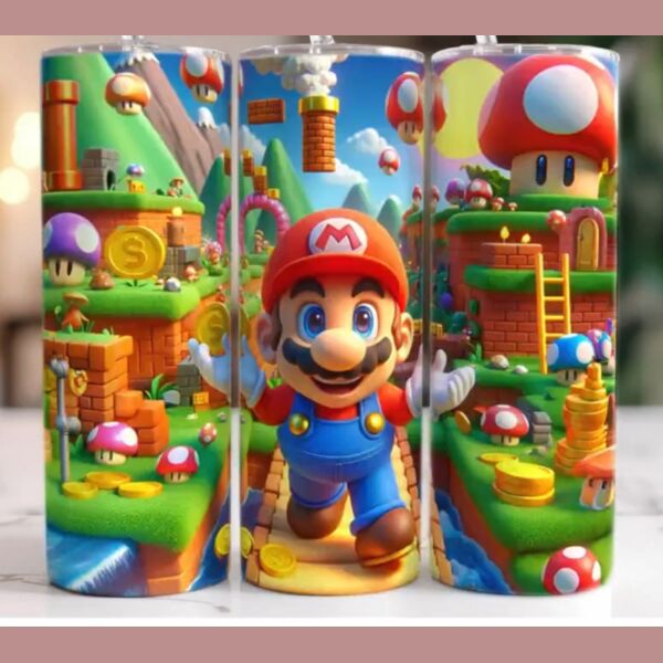 20oz Tumbler Super Mario Thumbnail