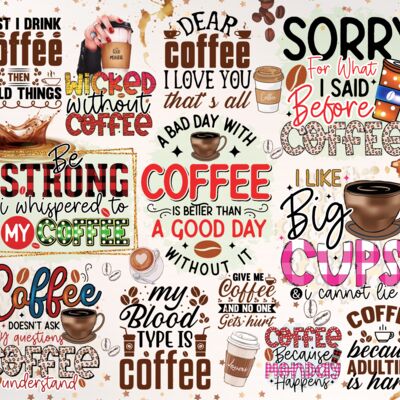 20oz Funny Coffee Tumbler  Thumbnail