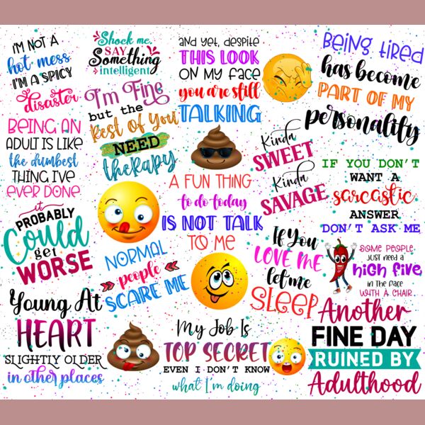 20oz Funny Sayings Tumbler Thumbnail