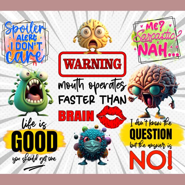 20oz I Dont Care Tumbler Thumbnail