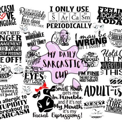20oz My Sarcastic Cup Tumbler Thumbnail