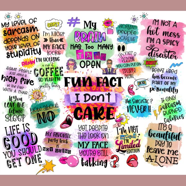 20oz Sarcastic Pop Art Tumbler Thumbnail