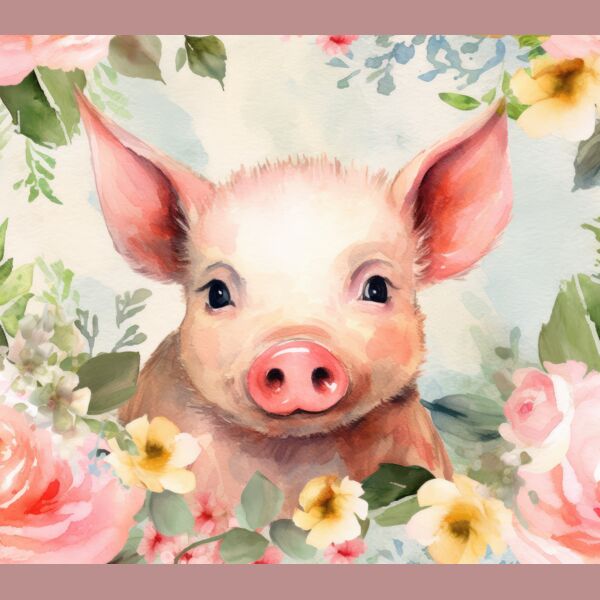 20oz piglet tumbler Thumbnail