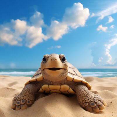 20oz 3d happy turtle tumbler Thumbnail